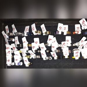 Unisex Assorted Rings Set